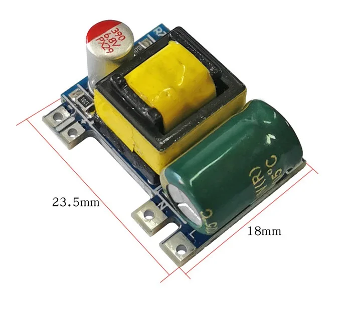 Mini AC-DC 110V 120V 220V 230V To 5V 12V преобразователь платы питания модуля 700mA (3 5 W) |
