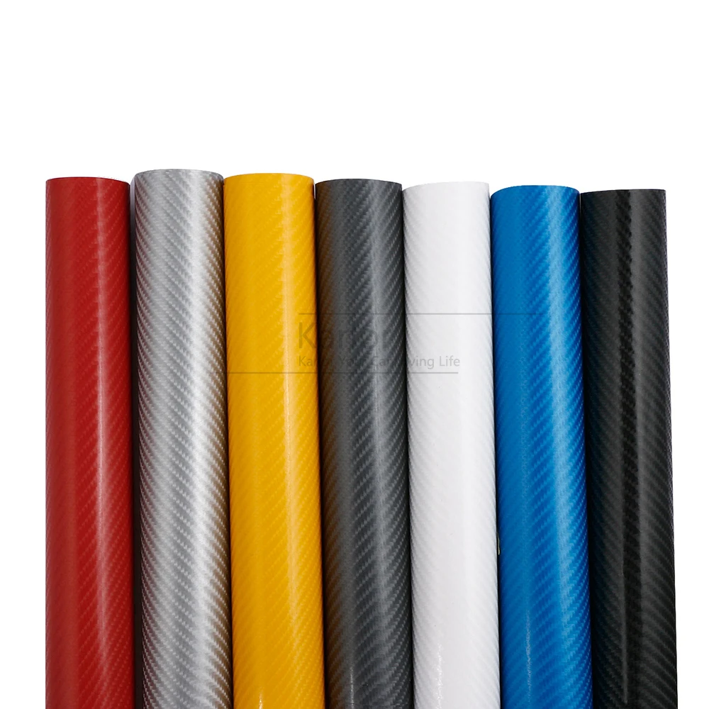 Wodoodporna naklejka samochodowa 200 mm x 152 4D z włókna węglowego do akcesoriów stylizacji całego nadwozia samochodu