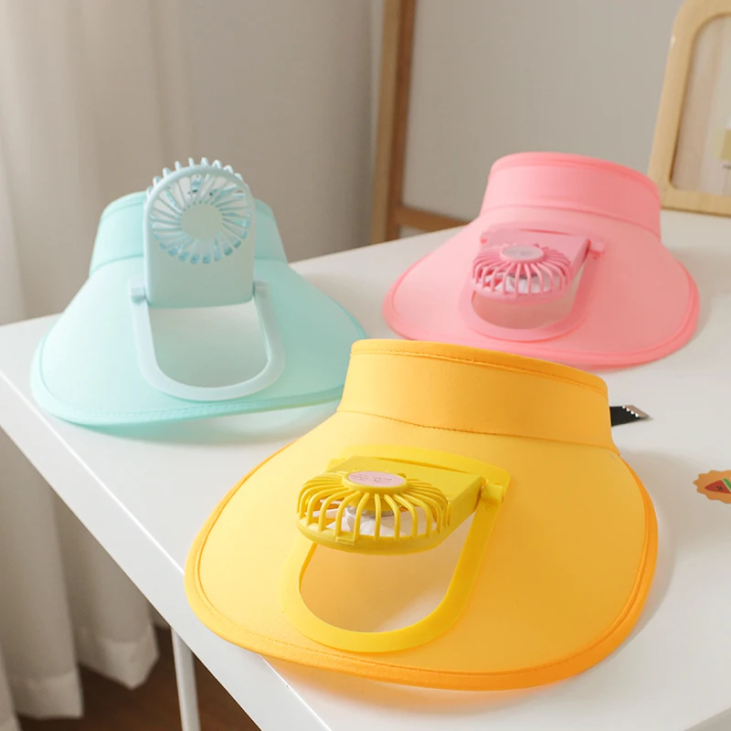 

New Summer Fan Cooling Peaked Cap Hat Usb Charging Breathable Shade Sunscreen Hat Required Security Summer Sport Outdoor