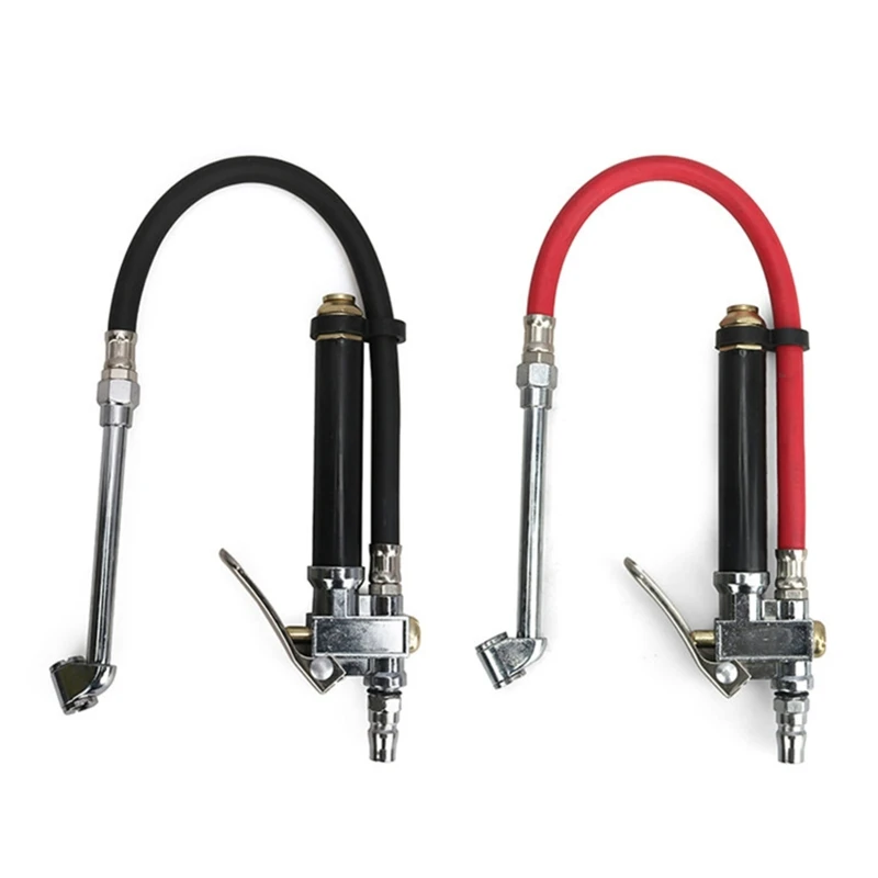 

124B Heavy Duty 10-120 PSI Bayonet Style Inflator Gauge Universal for Car