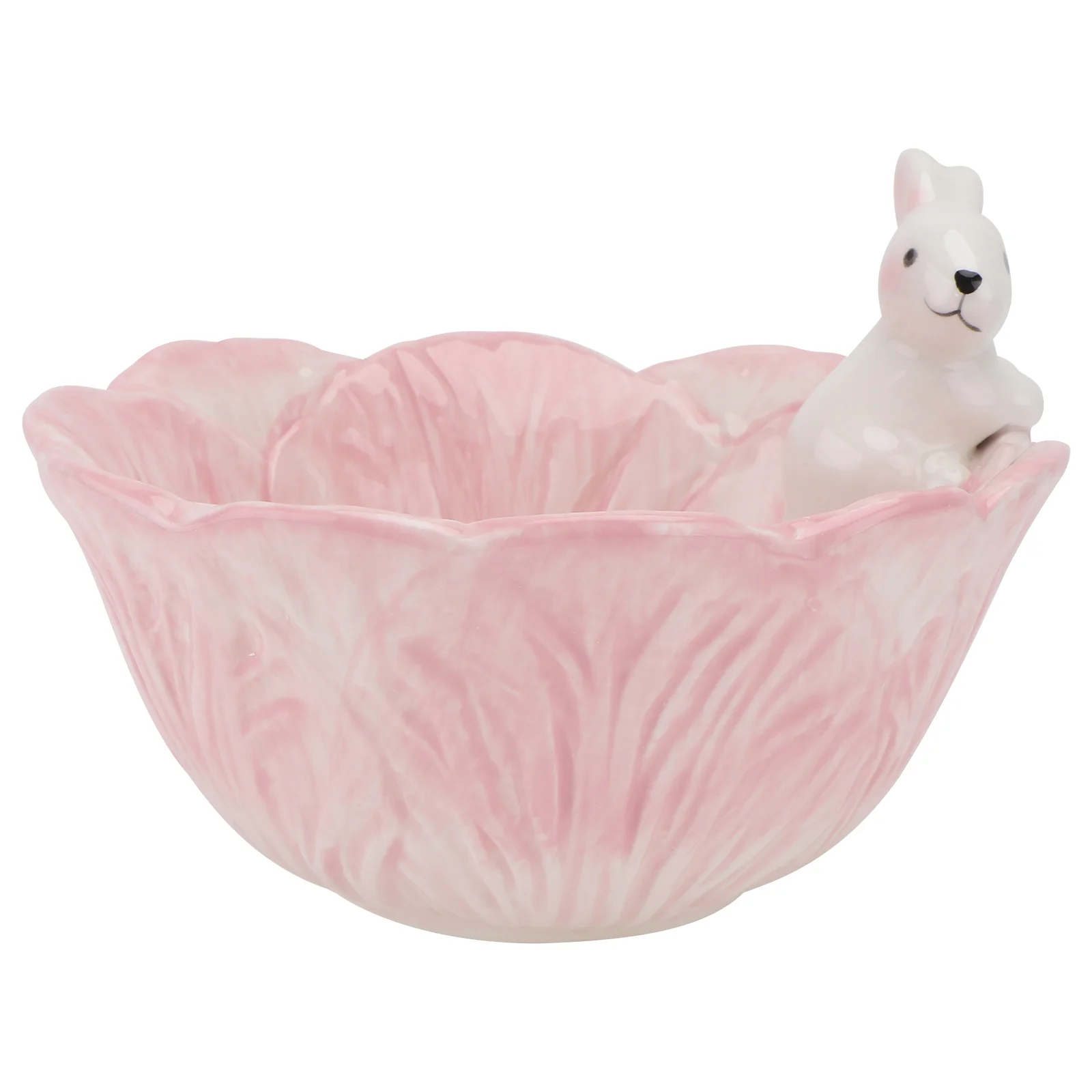 

Bowl Bunny Ceramic Rabbit Easter Candy Salad Bowls Dish Fruit Snack Serving Baby Porcelain Ramen Soup Cabbage Shaped Cartoon