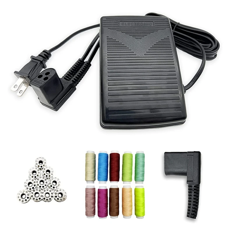 

Sewing Machine Foot Pedal,Sewing Machine Power Cord Replacement US Plug