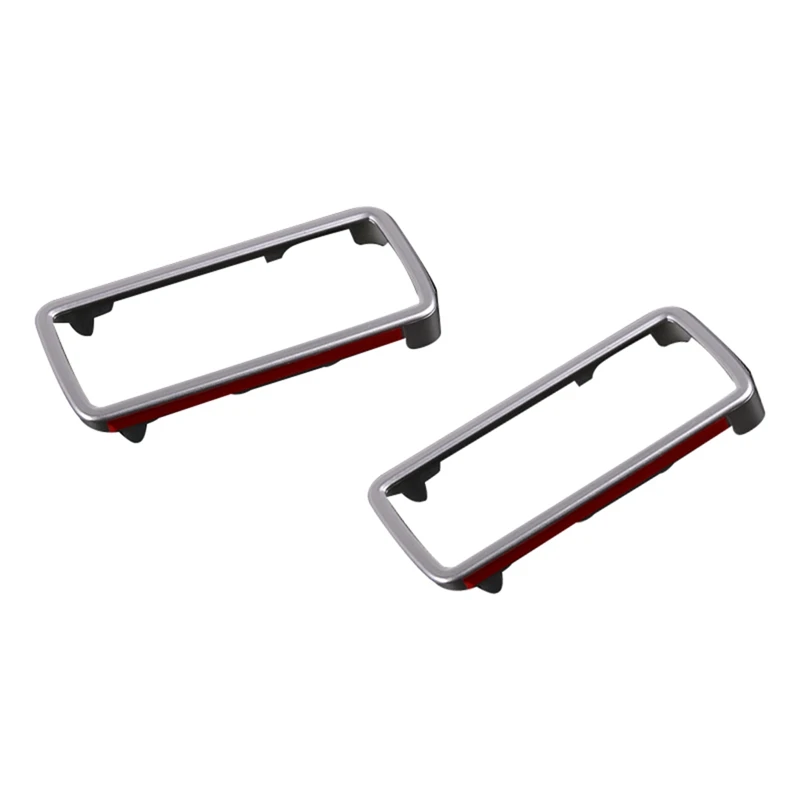 

2PCS Car Trailer Tow Hook Hole Frame Decoration Sticker Cover Trim For Land Rover Defender 90 110 2020-2022 Accessories