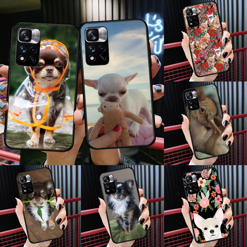 

Chihuahua Dog Case For Redmi Note 9 10 Pro Cover For Redmi Note 11 Pro 7 8 10S 11S 9A 9C K50 K40 Gaming