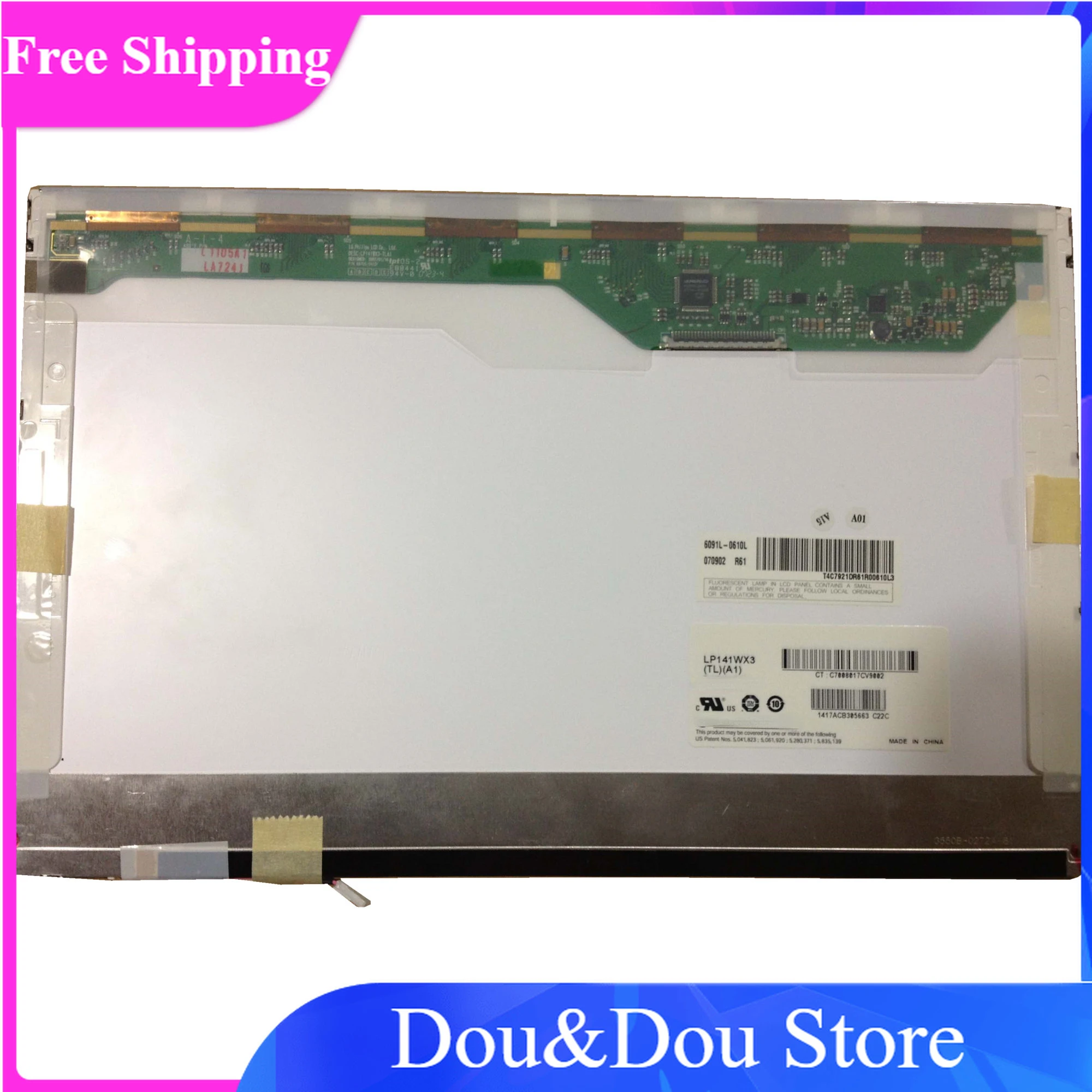 

LP141WX3 TLA1 TLP2 LP141WX3 TLN1LP141WX3 TLB1 14.1 inch 1280×800 30pins Replacement Display Panel Matrix Laptop