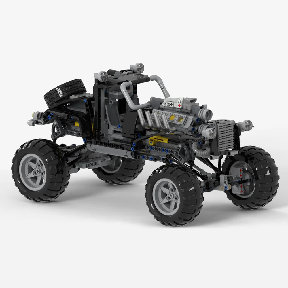 

Movie Max's Truck Vehicle Building Blocks MOC Kit For Fury Road Sort of Looking Car Bricks Model Toys For Children Birthday Gift