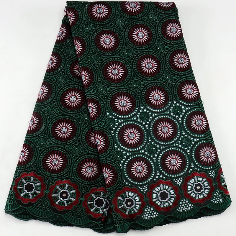 Новейшая швейцарская вуаль кружева в Швейцарии Высококачественная африканская