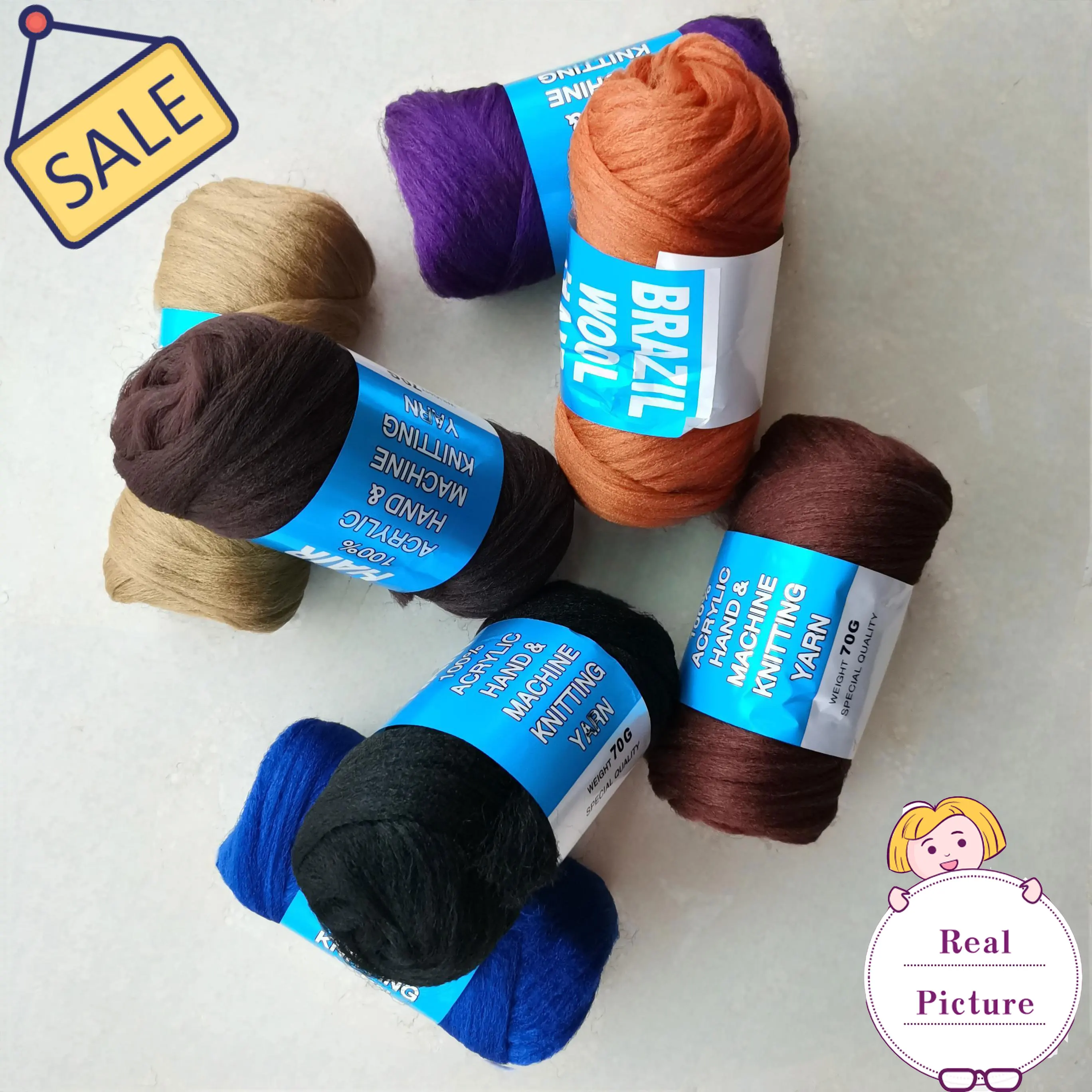 Низкотемпературные синтетические бразильские накладные волосы из шерсти для