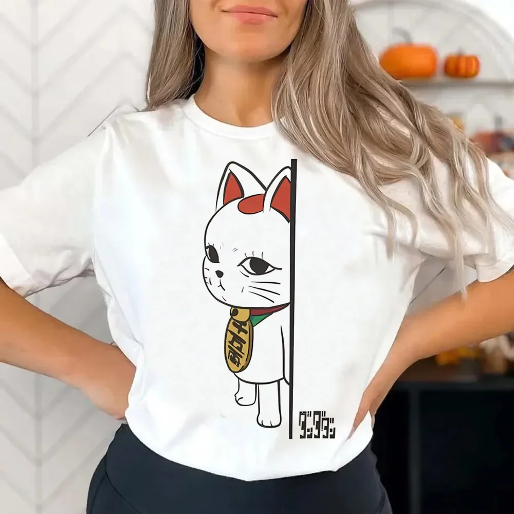 Женская футболка Seiko Ayase Dandadan аниме с коротким рукавом героями мультфильмов Harajuku