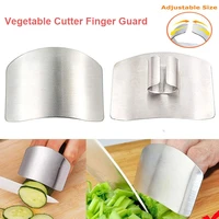 1pcs stainless steel finger anti cut finger guard protector gadgets for hand safe easy cutting cooking tools kitchen accessories