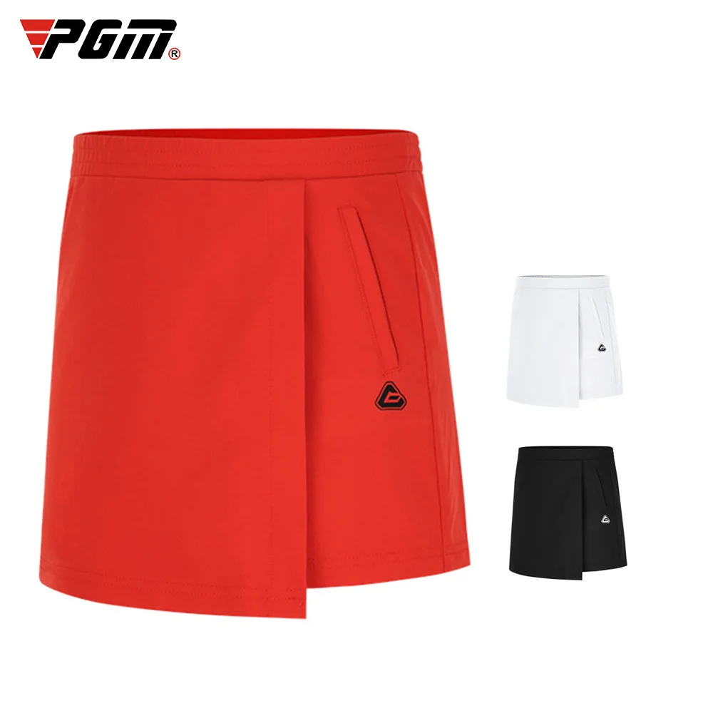 

PGM Girls Short Skirt Summer Clothes Pantskirt Anti Emptied Golf Shorts Pleated Skirt Tennis Safety Wrinkle Skorts QZ064