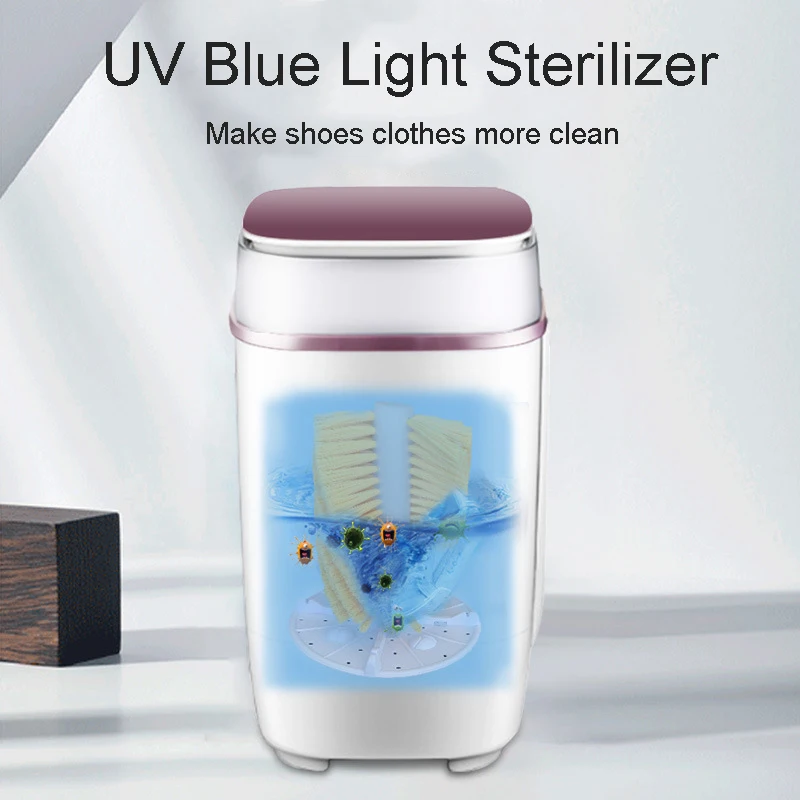 

5kg Shoes Washing Machine Single Tube Washer and Dryer Machine for Shoes Clothes Dual-use Clothes Washer Shoes Cleaner 220V
