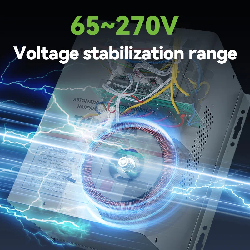 Фото TMR Настенный 1ква 2ква 3ква 5ква 8ква 10ква Домашний AVR 220 В переменного тока Автоматические регуляторы напряжения/стабилизаторы №3