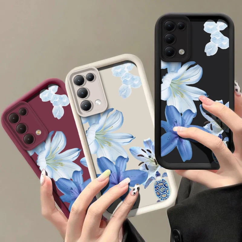 Фото Чехол для телефона с цветочным принтом для Xiaomi Redmi A7 Pro A5 4G Turbo 4 A3 Pro A2 Plus A1+, силиконовый противоударный мягкий чехол из ТПУ №1
