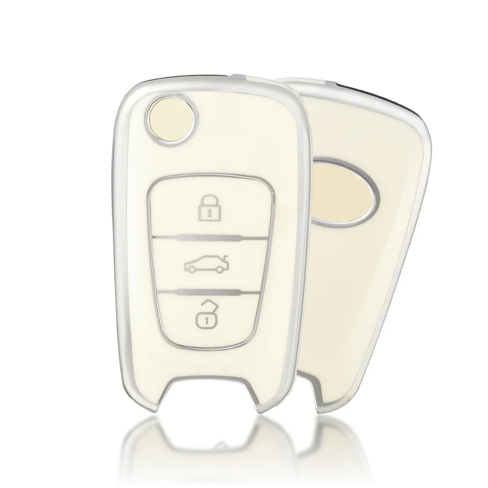 

Модный чехол для ключа автомобиля из ТПУ для Hyundai i20 i30 ix20 ix25 ix35 Elantra Accent для KIA Sportage Rio 3 Soul Optima Ceed Pro K5