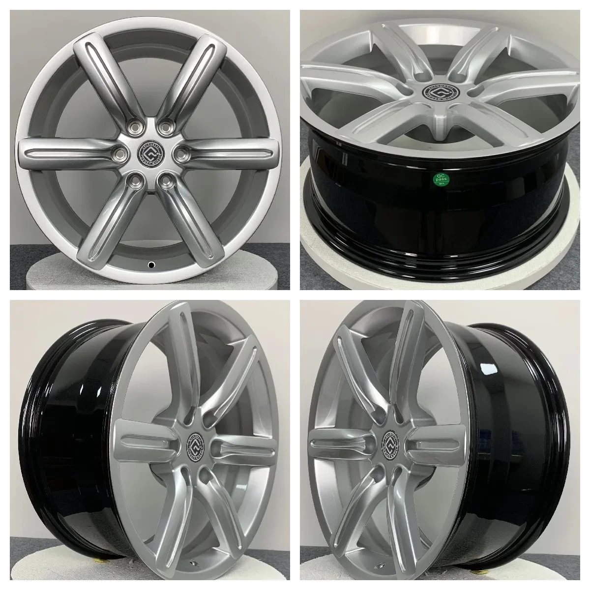 Фото Высококачественные легкосплавные диски 20x9.0 PCD6X139.7 для легковых автомобилей, ярко-серебристые, со скидкой №2