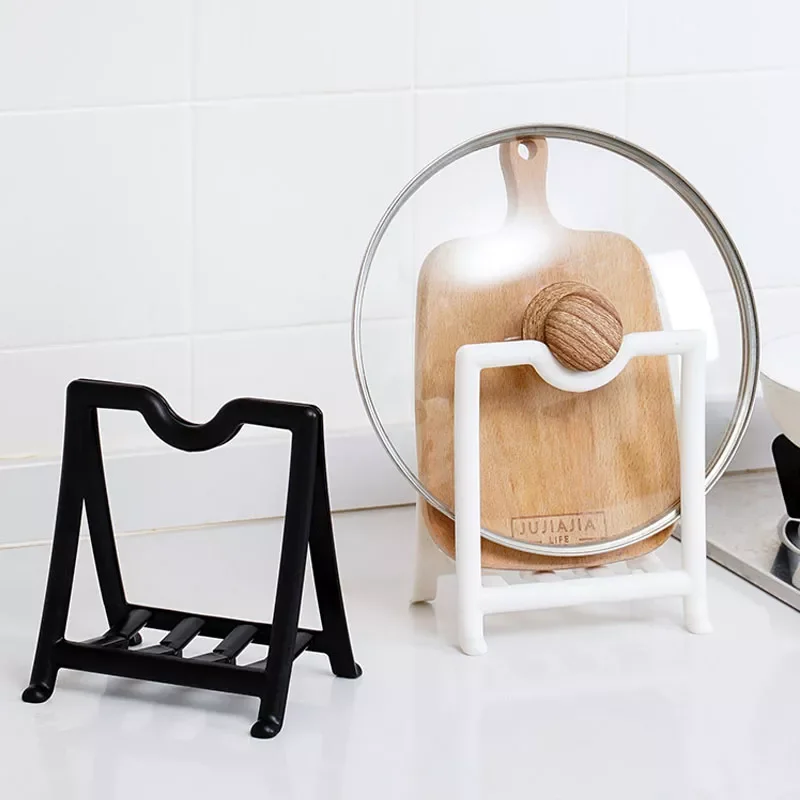 

Clip-On Pot Lid Rack Kitchen Organizer Storage Rack Cutting Board Rack Multifunction Bookshelf Room Irganization Shelf