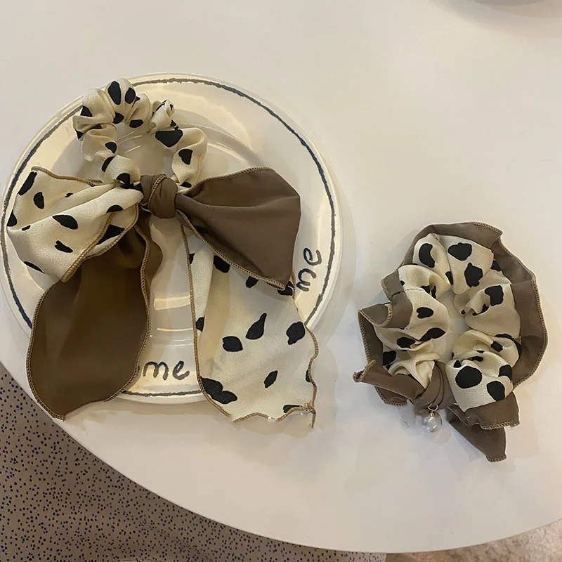 

Modern Style Beautiful Decoration For Girls Hair Bow Scrunchies Women's Hair Accessories