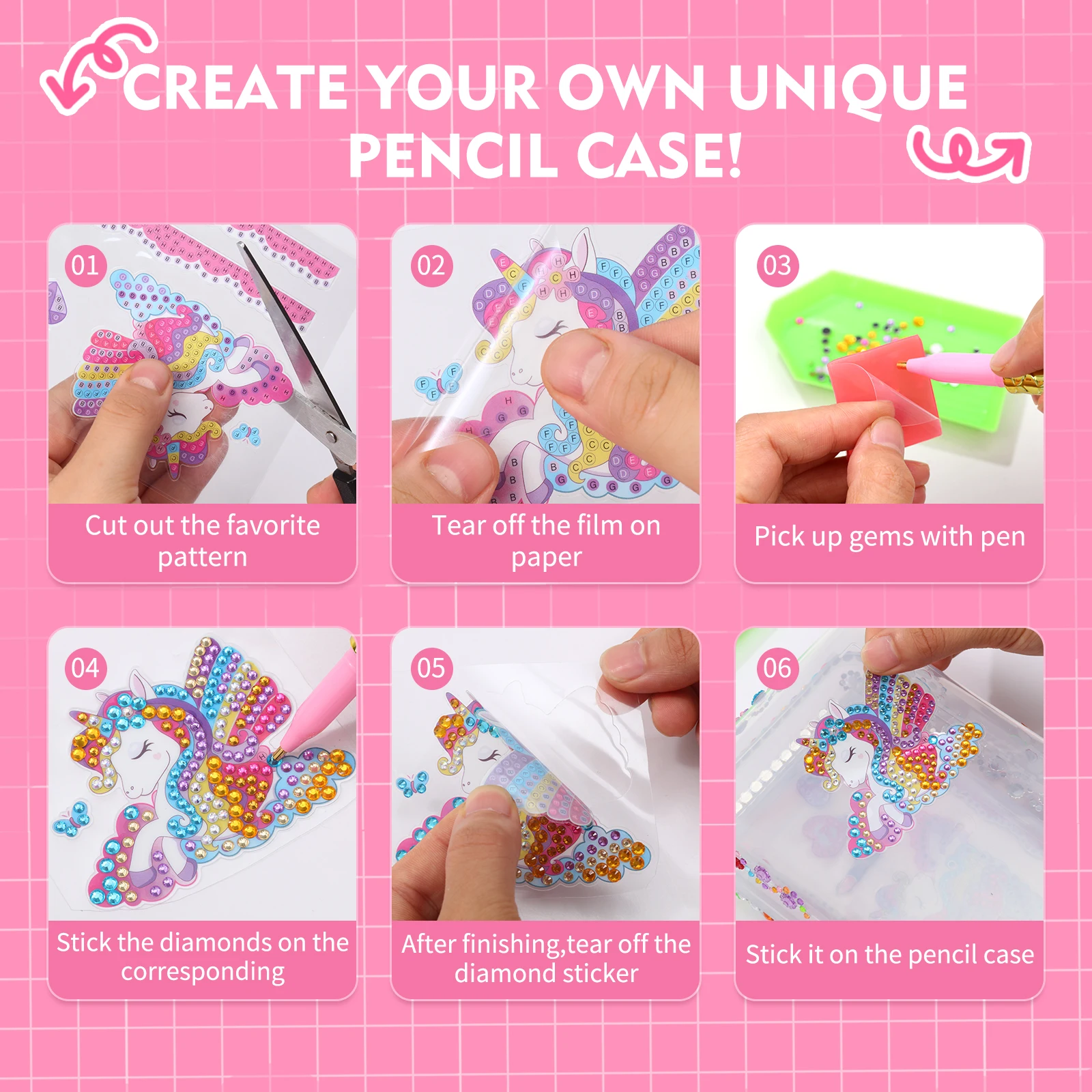 Карандаш в виде единорога для школы набор милых карандашей сделай сам с