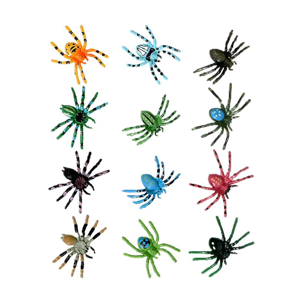 

Реалистичная фигурка паука, 12 шт., сувениры для вечевечерние НКИ на Хэллоуин, i Ide, жизнь модели в виде жука