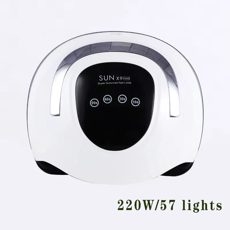 Сушилка для ногтей SUN X10 MAX УФ светодиодный LED портативная лампа быстрого