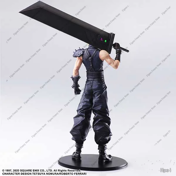 Фото Специальное предложение: В наличии оригинальная фигурка Square Enix ARTS STATIC Remake Cloud Strife, 27 см, коллекционная аниме-фигурка персонажа игры Molin stoc №3