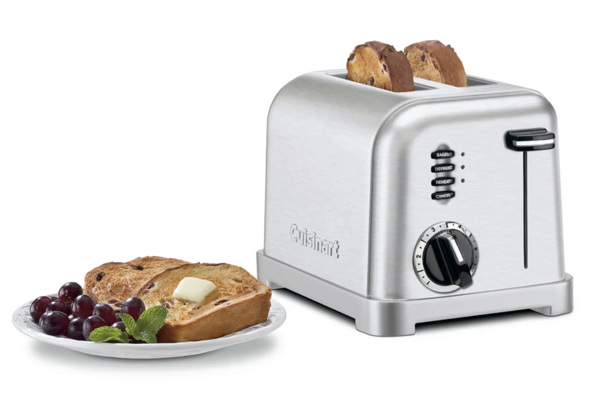 Cuisinart Toasters 2 Slice Metal Classic Toaster Bread Makers