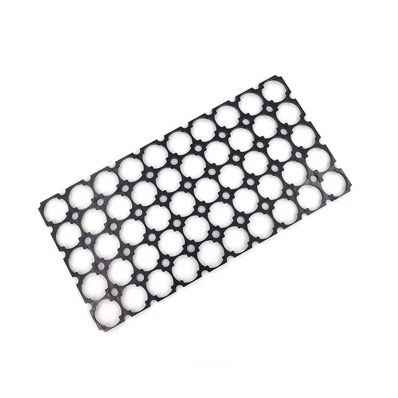 

Battery Case Holder Bracket 10x5 Cell Safety Anti Vibration Plastic Bracket Batteries Connection Seat for Diy Battery Pack