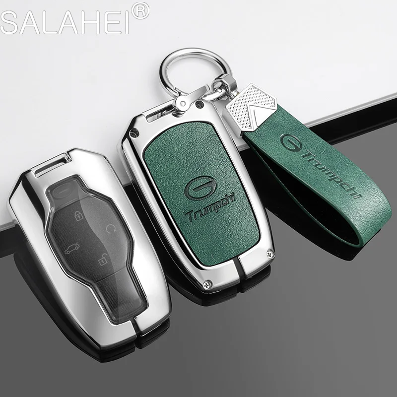 

Car Smart Remote Key Cover Case Protector Shell Bag For GAC Trumpchi 2021 Empow J11 J12 J13 J14 J15 J16 GS8 Keychain Accessories