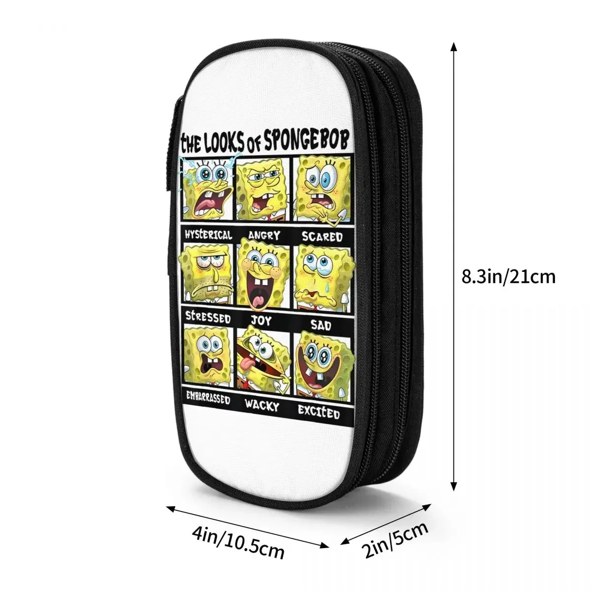 Губка Боб Квадратные Штаны пеналы с несколькими эмоциями сумки-держатели для