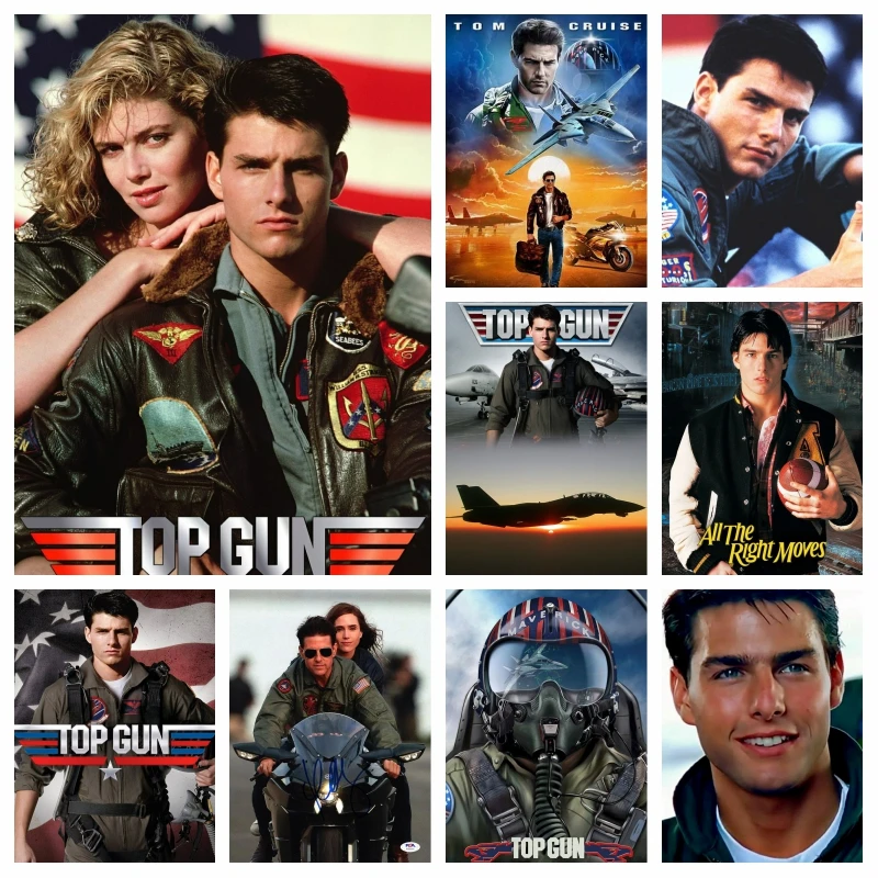 

Classic Movie Top Gun Tom Cruise Diamond Painting Embroidery Cross Stitch Pilot Art Picture Kits Handmade Gift Home Decor