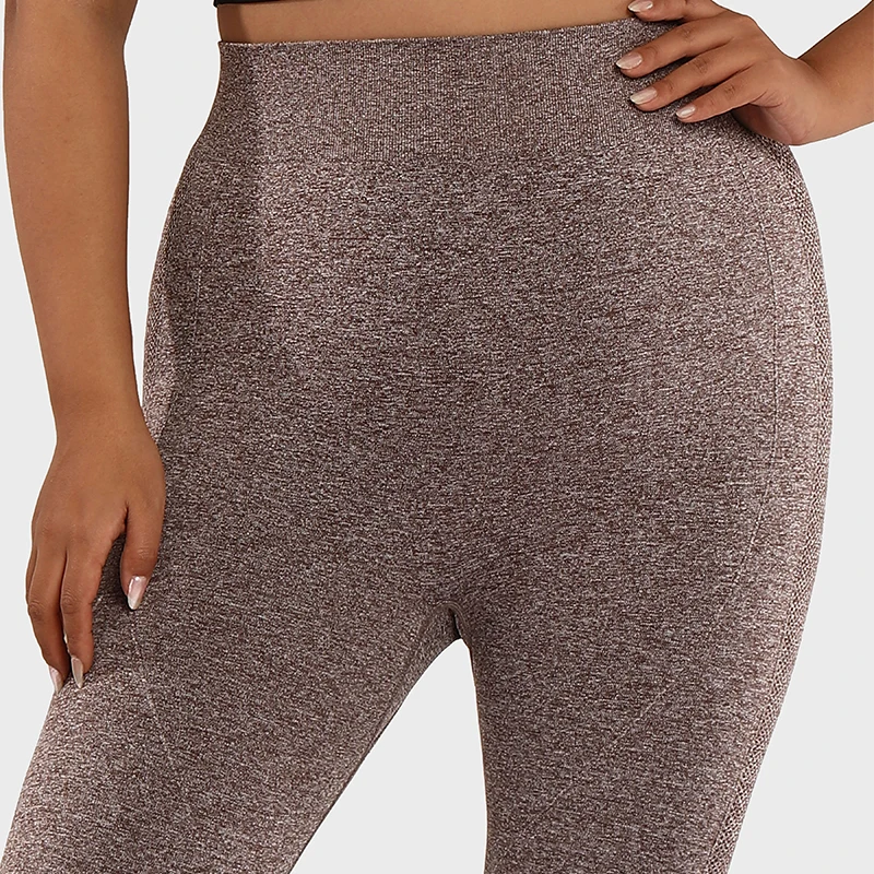 LUOYIYANG Seamless Breathable Plus Size Women's Leggings Push Up Sports High Waist Yoga Pants Gym Fitness Workout Clothing L-3XL