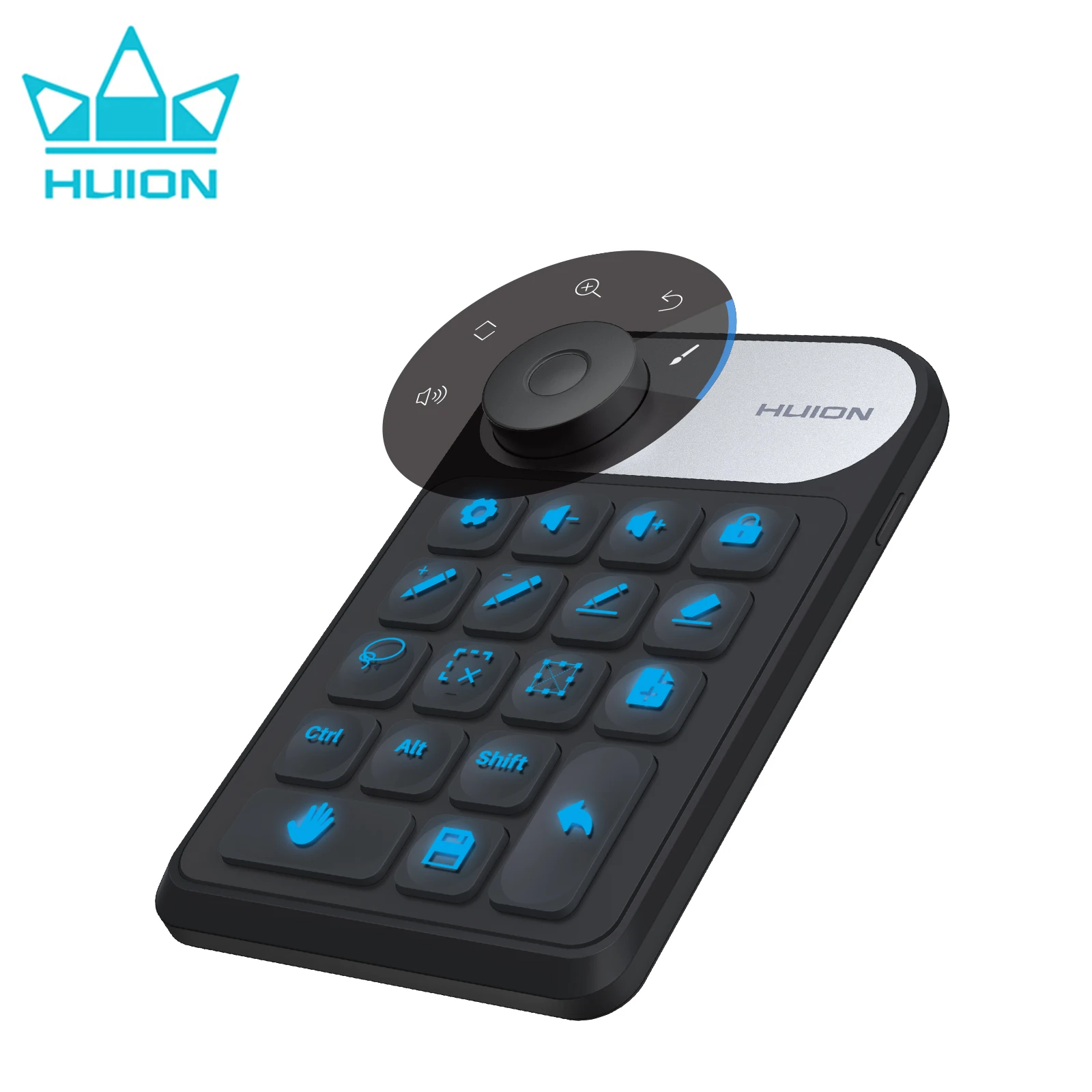 HUION мини беспроводная клавиатура KD100 K20 USB 2,4G Bluetooth 5,0 клавиатура с подключением для графических планшетов MacOS Windows ПК ноутбука