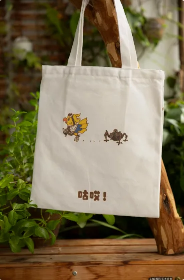 Аниме FINAL FANTASY XIV FF14 мягкие игрушки холщовая сумка сумка-мессенджер коллекция