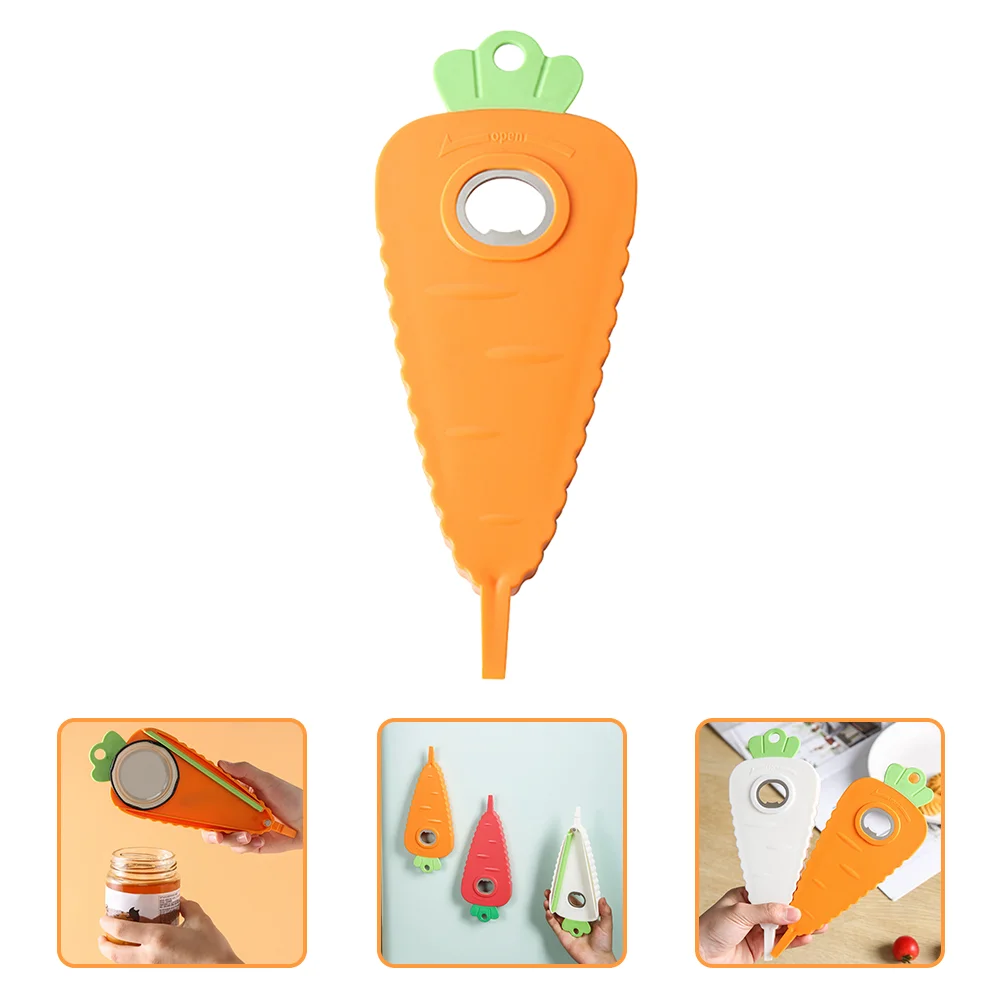 

1pc Cartoon Bottle Opener Can Opener Carrot Designed Home Bottle Cutter