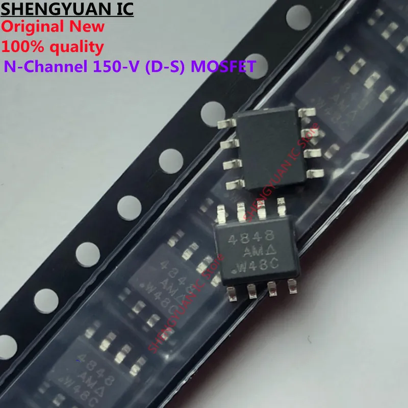 

10pcs SI4848DY-T1-GE3 SI4848DY-T1-E3 4848 SI4848DY-T1 SI4848DY SI4848 N-Channel 150-V (D-S) MOSFET 100% new imported original