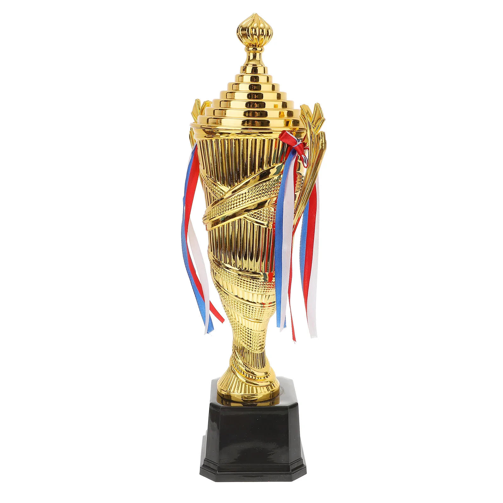

Winning Prizes Durable Creative Delicate Lightwieght Plastic Award Trophy Gold Reward Trophies Universal Trophy for Gift Adults
