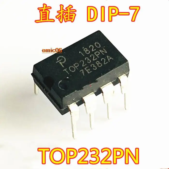 10 шт., TOP232P DIP-7 TOP232PN