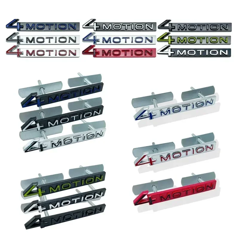 Металлическая 4 MOTION движения с буквами эмблема на переднюю решетку автомобиля