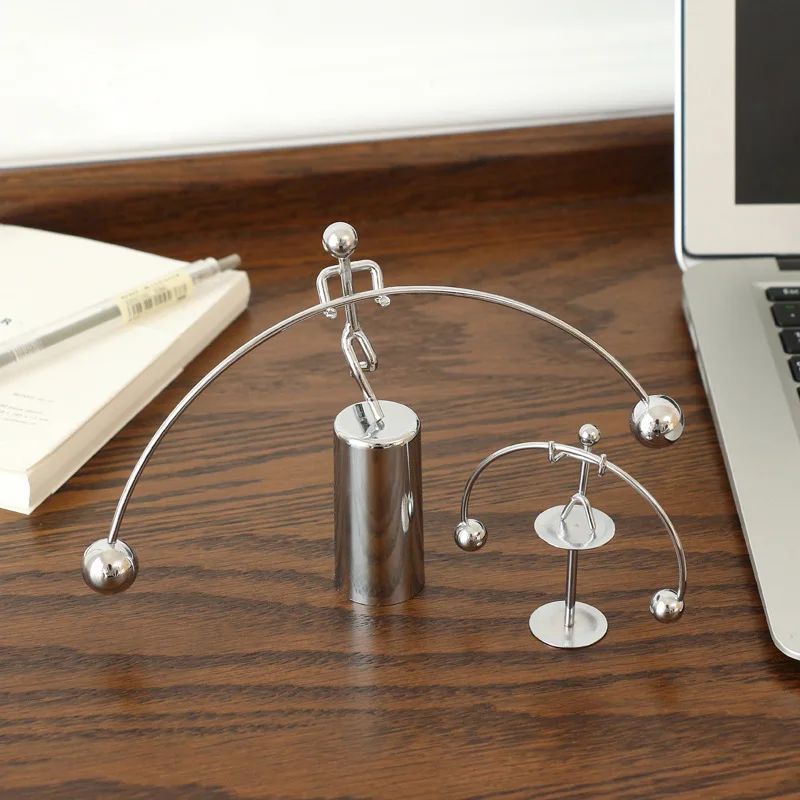 

Home Decoration Accessories Newton Pendulum Cradle Creative Balance Men Iron Man Ball Crafts Tumbler Kids Desk Toy Metal