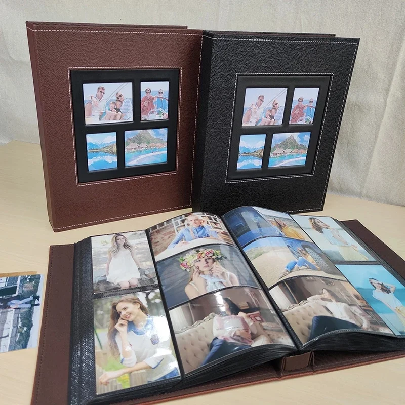 

The Leather Case Is Inserted Into The Family Album And Can hold 600 6-Inch Photos, Which Can Be Used For Parties And Weddings.