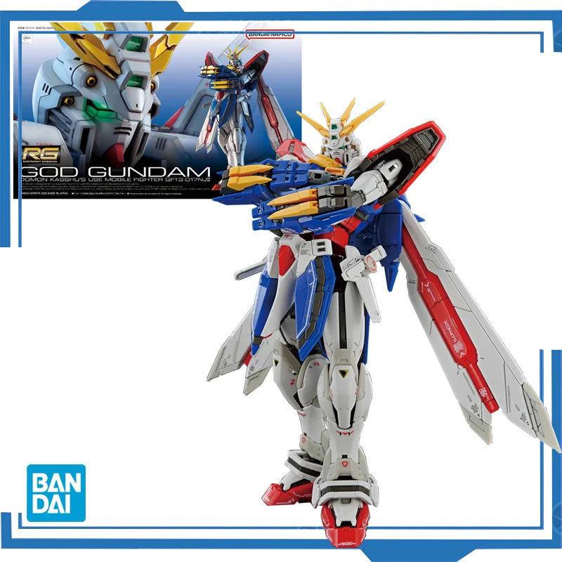 В наличии BANDAI RG 1/144 GOD GUNDAM Mobile Fighter G аниме Гундам фигурки героев игрушки подарок
