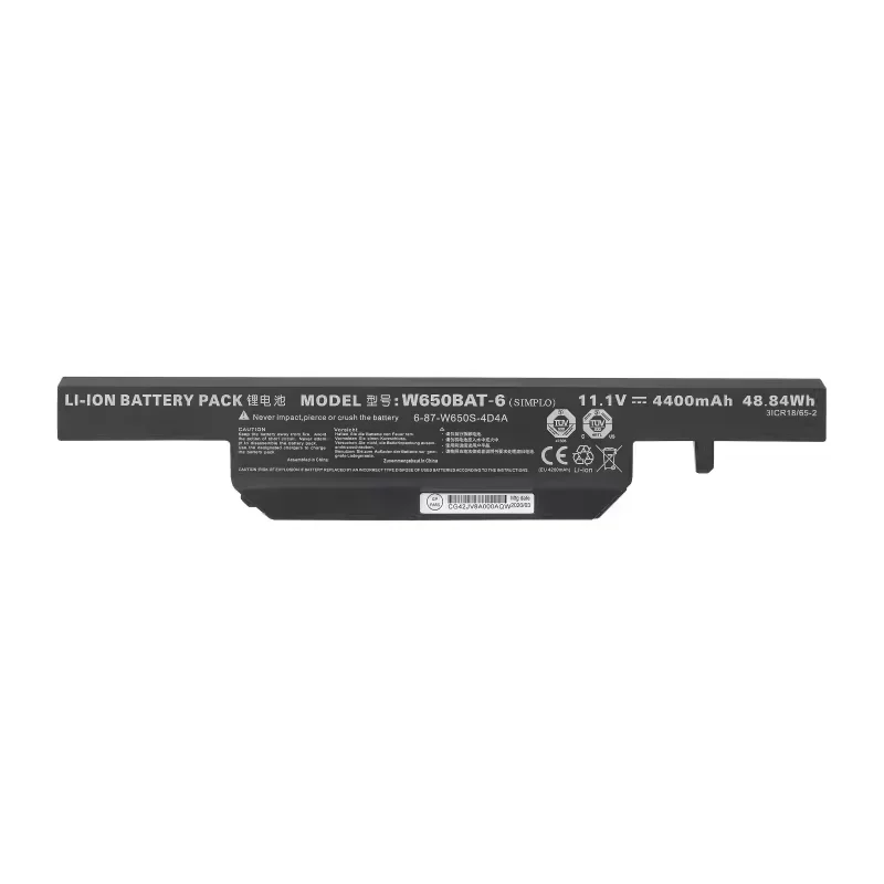 W650BAT-6 аккумулятор для ноутбука Hasee k610c k650d k750d k570n k710c k590c g150sg g150s g150tc g150mg w650s 5600 мАч