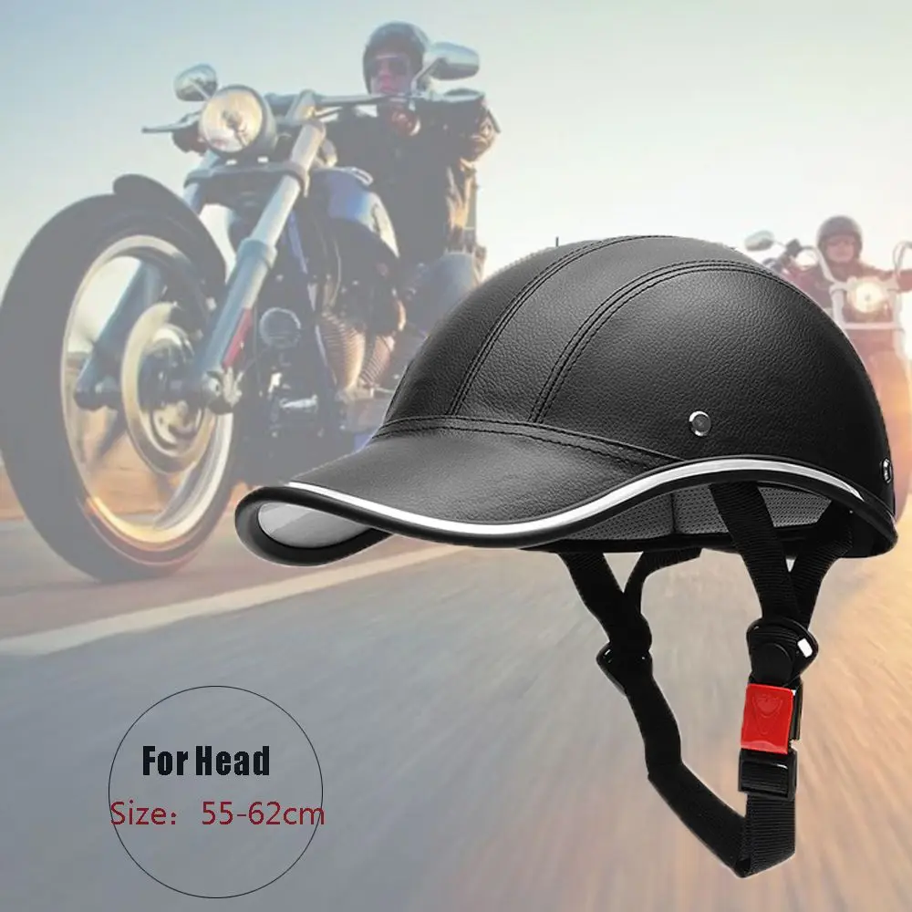 

Muiltcolor Safety Hat Half Open Face Protective Gears Bike Scooter Baseball Cap Electric car Motorcycle Helmet