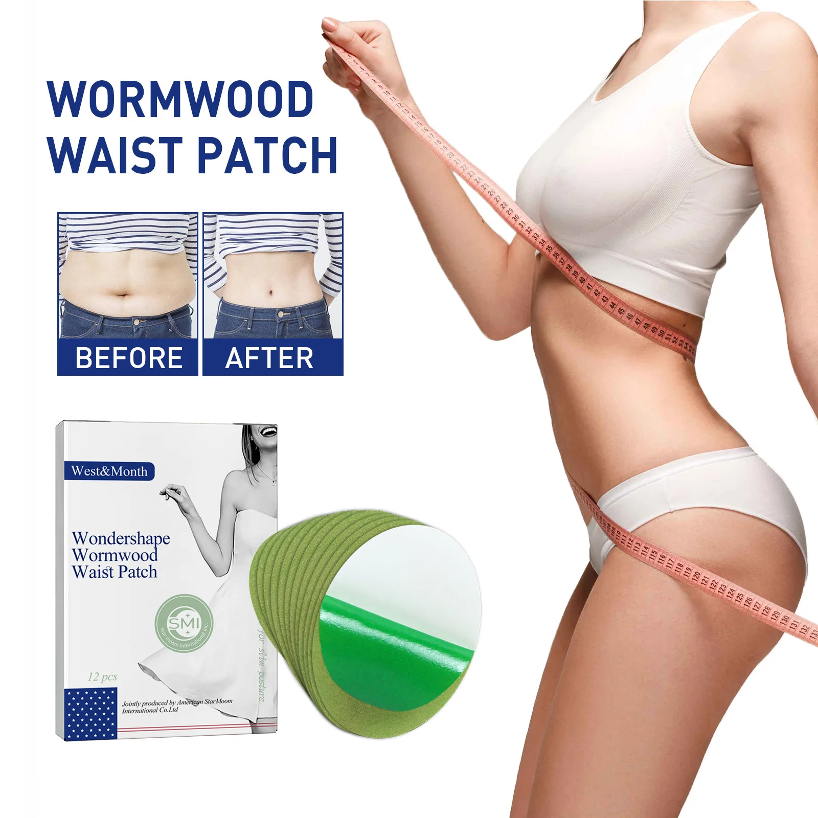 

Wormwood Waist Lazy Body Sculpting Waist Reduction Belly Slimming Beauty Waist Slim Post Pelyňková páska