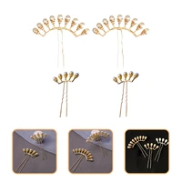 4pcs vintage pearls hair stick delicate hairpin chinese style hair accessory