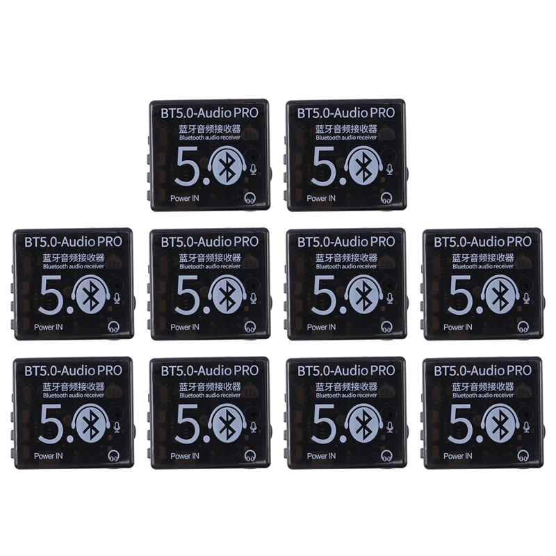 

10X BT5.0 Audio Pro Bluetooth Audio Receiver MP3 Lossless Decoder Board Wireless Stereo Music Car Speaker Receiver
