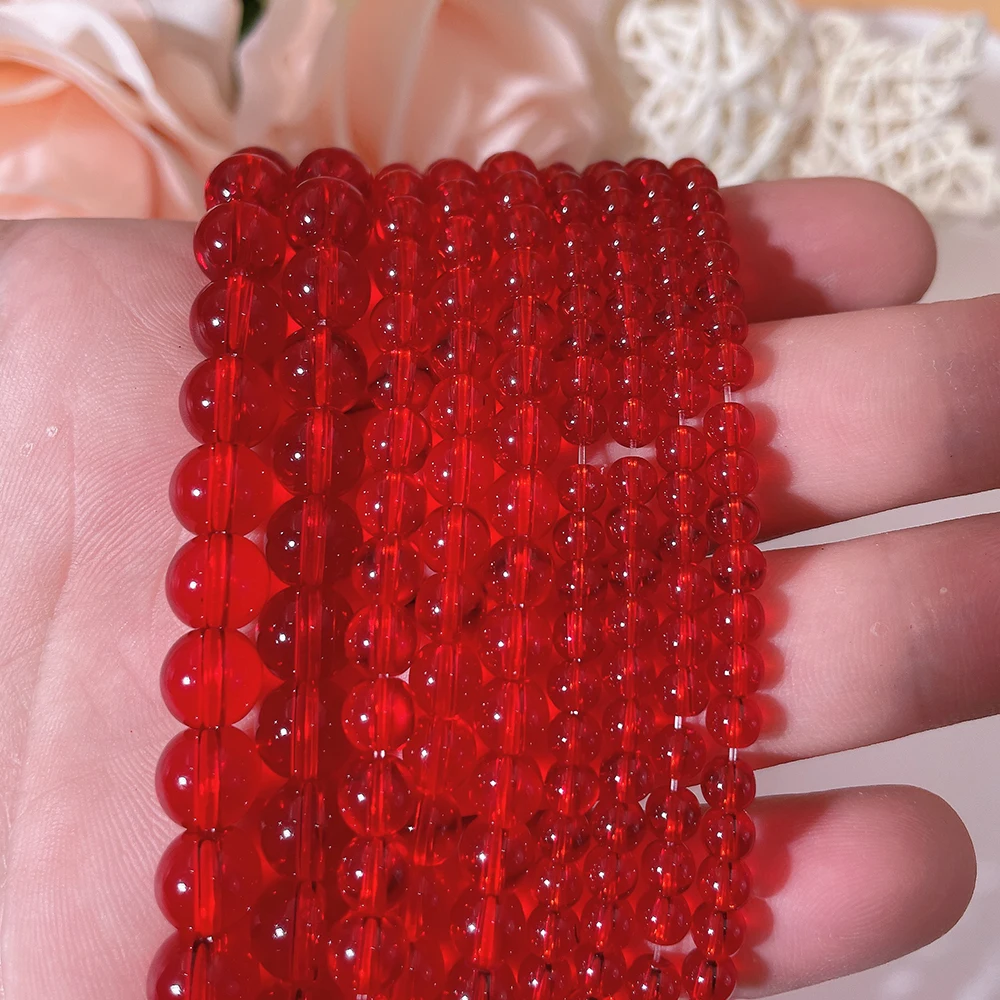 

Red Agate Beads 0.32in Diameter Beads Diy Accessories