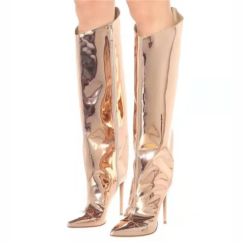 

Женские однотонные ботинки с острым носком, на тонком каблуке