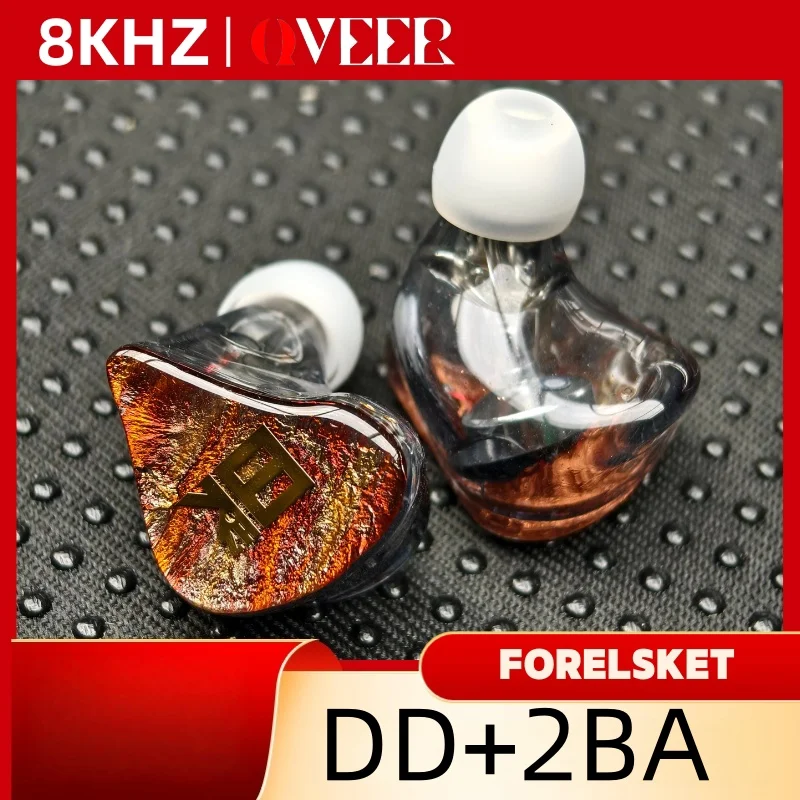 Фото Наушники OVEER 8 кГц Forelsket 10 мм DD+2BA Knowles Hybrid HiFi для прослушивания музыки, стерео, с глубокими басами, 0,78 мм, для студийных аудиофилов и любителей музыки №2